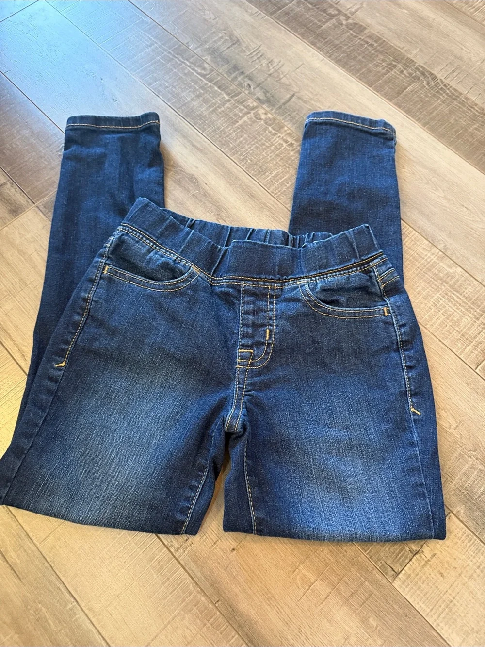 OshKosh B'gosh Girls' Super Skinny Dark Blue Denim Jeans